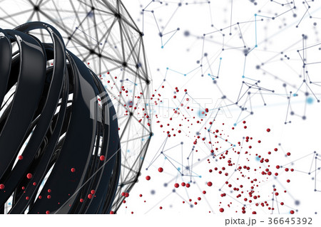 3D striped decorative balls. 36645392