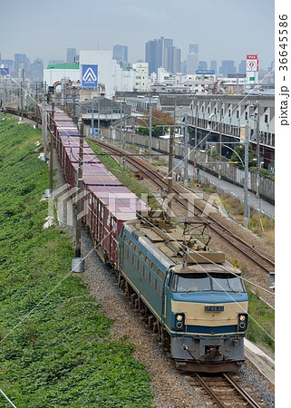 EF6621コンテナ貨物列車 EF6621コンテナ貨物列車 36645586