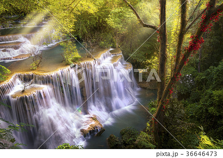 Huai Mae Khamin waterfall 36646473