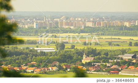 Gyor Spring Cityscape 36648605