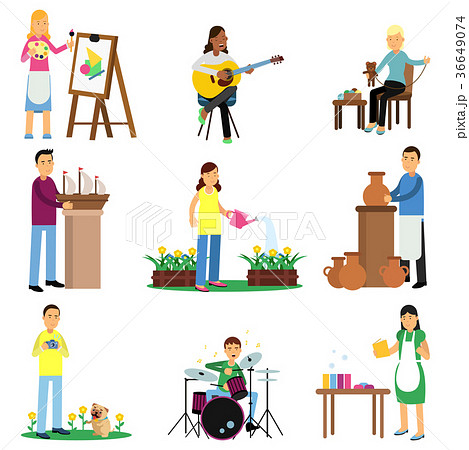 Creative hobbies for adults Stock Photo by DC_Studio