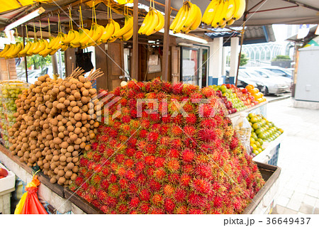 マレーシアの果物屋台 マレーシアの果物屋台 36649437