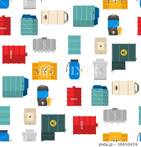 Oil drums container fuel cask storage rows steel 36650459