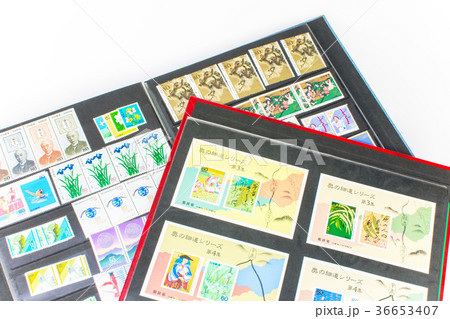 切手収集の写真素材 [36653407] - PIXTA