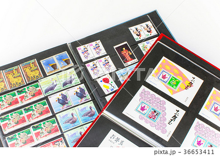 切手収集の写真素材 [36653411] - PIXTA