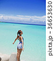 海と女性 36653630