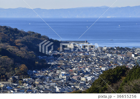 逗子の市街と逗子海岸渚橋付近 逗子の市街と逗子海岸渚橋付近 36655256