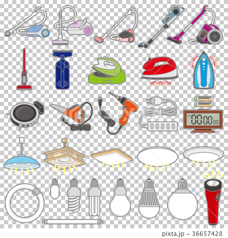 各種各樣的裝置/生活的例證 36657428