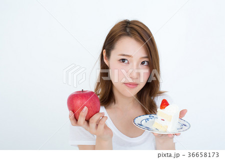 女性　ダイエット 36658173
