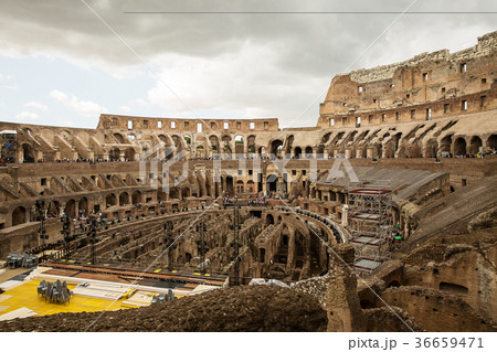 Beautiful photo of the Colosseum in Rome . 36659471