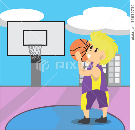 practice basketball cartoon