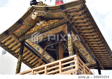 祇園祭　月鉾　鉾建て 36665054