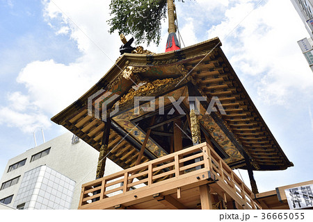 祇園祭 月鉾 鉾建て 祇園祭 月鉾 鉾建て 36665055