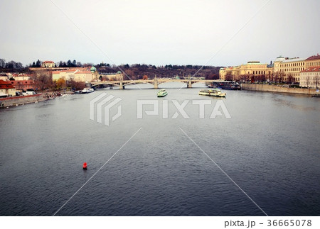 View of the Vltava river in Prague 36665078