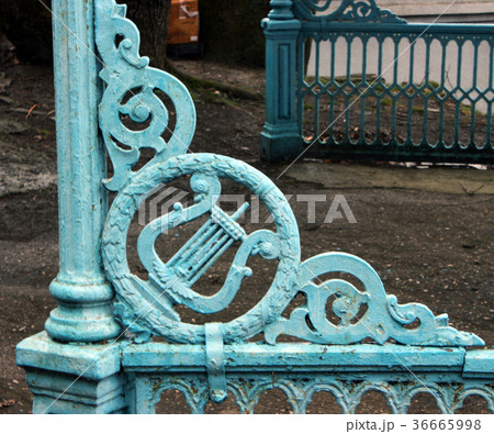 Old iron fence Old iron fence 36665998