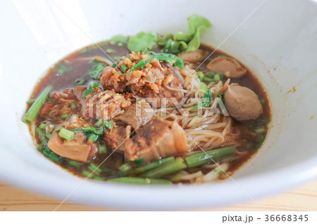 beef noodle or Chinese noodle 36668345