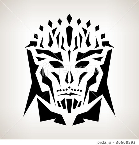 Abstract Mask, Tribal Style Abstract Mask, Tribal Style 36668593