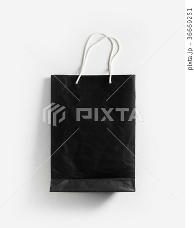 Black paper bag 36669251