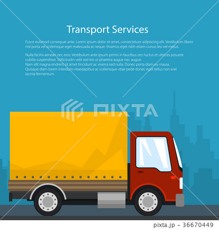 Cargo Delivery Truck, Poster Design Cargo Delivery Truck, Poster Design 36670449