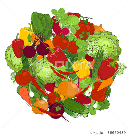 Healthy food, fresh vegetables Healthy food, fresh vegetables 36670489