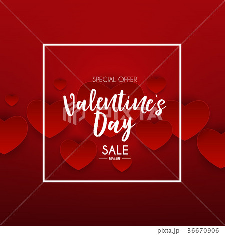 Valentine's Day Love and Feelings Sale Background Valentine's Day Love and Feelings Sale Background 36670906
