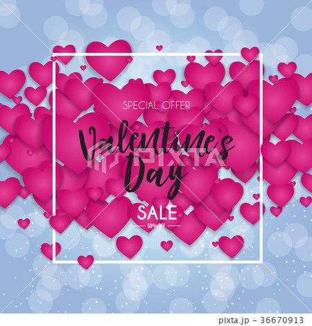 Valentine's Day Love and Feelings Sale Background Valentine's Day Love and Feelings Sale Background 36670913