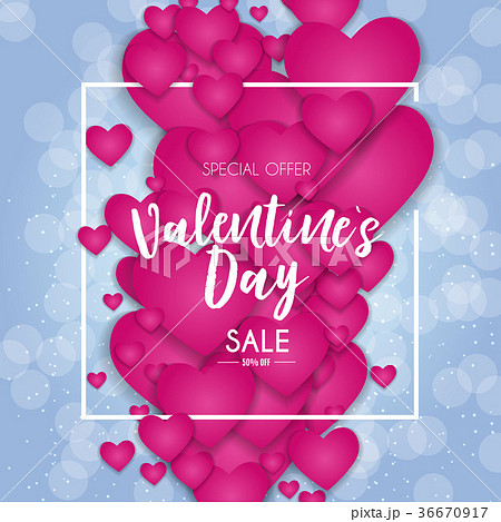 Valentine's Day Love and Feelings Sale Background 36670917
