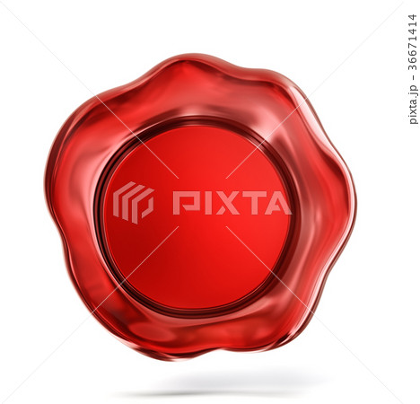 red wax seal 36671414