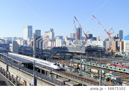 品川駅北側の山手線新駅開業予定地 36675102