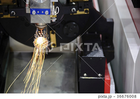The laser cutting machine The laser cutting machine 36676008
