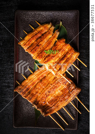 最高級日本産鰻の蒲焼 high quality Japanese broiled eel 最高級日本産鰻の蒲焼 high quality Japanese broiled eel 36677531