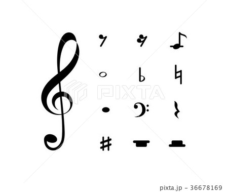 Music Note Icon Vectorのイラスト素材