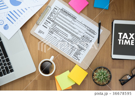 Time for Taxes Planning Money Financial Busi 36678595