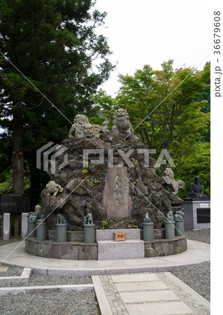 神奈川県 大山阿夫利神社 獅子山 神奈川県 大山阿夫利神社 獅子山 36679608
