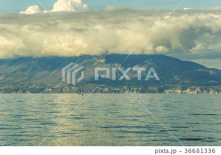 clouds cliffs and sea 36681336