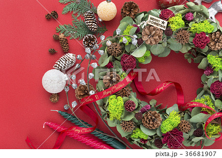 クリスマス リース クリスマスリース クリスマス リース クリスマスリース 36681907