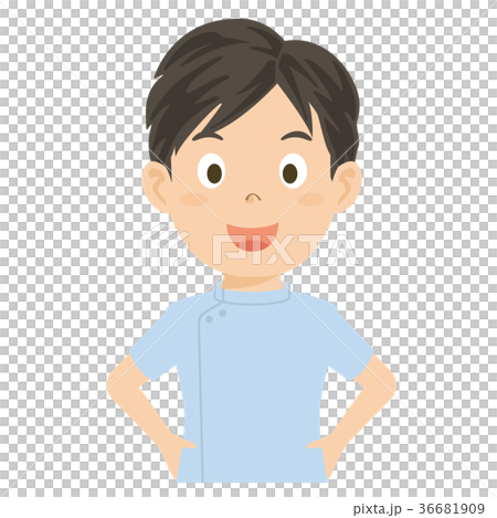 Caregiver Care Worker Male Illustration 36681909