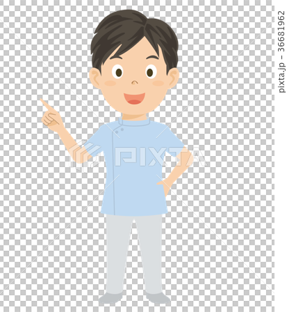 介護士 介護福祉士 男性 イラスト 介護士 介護福祉士 男性 イラスト 36681962