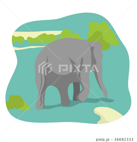 Elephant cartoon character Elephant cartoon character 36682333