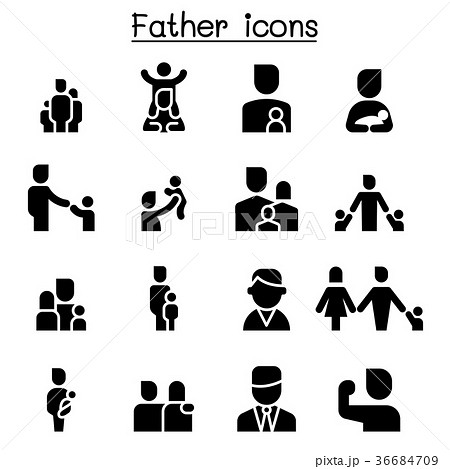Father icon set vector illustration graphic design 36684709