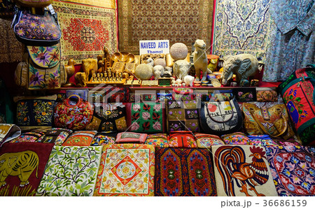 Shops at Thamel District in Kathmandu, Nepal Shops at Thamel District in Kathmandu, Nepal 36686159