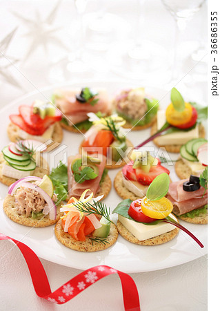 カナッペ　盛り合わせ 36686355