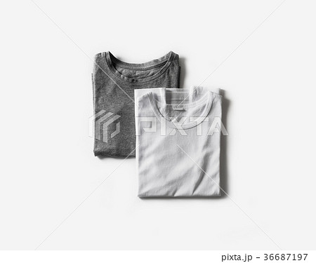 Blank folded tshirts Blank folded tshirts 36687197