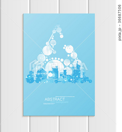 Brochure A5 or A4 format design Christmas urban Brochure A5 or A4 format design Christmas urban 36687506