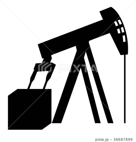 flat icon on theme Arabic business oil derrick flat icon on theme Arabic business oil derrick 36687899