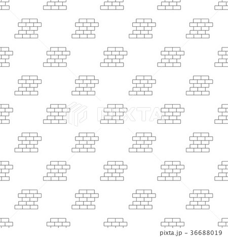 Brick wall pattern seamless Brick wall pattern seamless 36688019