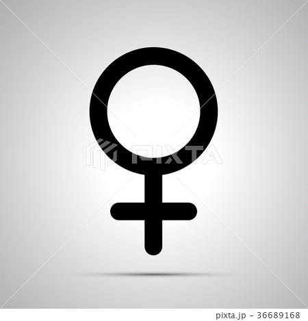 Women gender, simple black venus icon 36689168