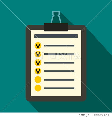 To do list icon, flat style  36689421
