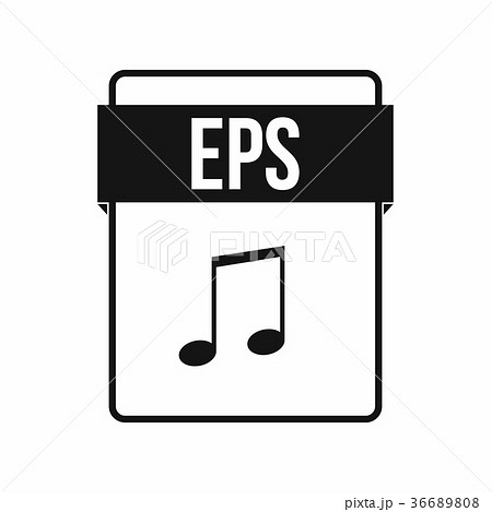 EPS file icon, simple style 36689808