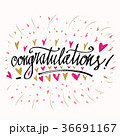 Congratulations calligraphy card. 36691167